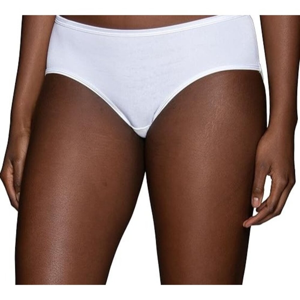 Vanity fair 18107 Illumination Hipster Panties White Size 7/L New!!!